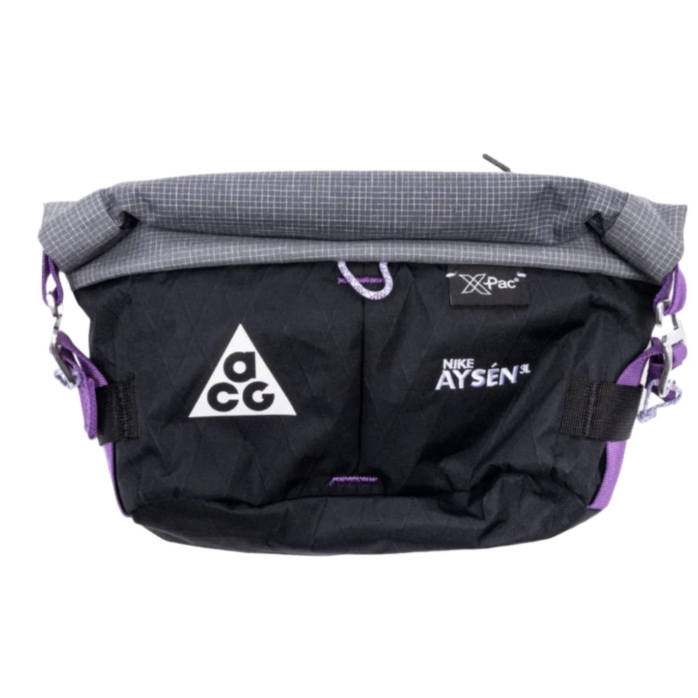 New Nike ACG Aysen Fanny Pack bag Unisex Hip Waist Bag DV4051-010 Black Purple